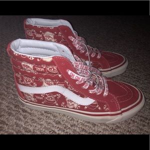 Vintage high top Christmas vans